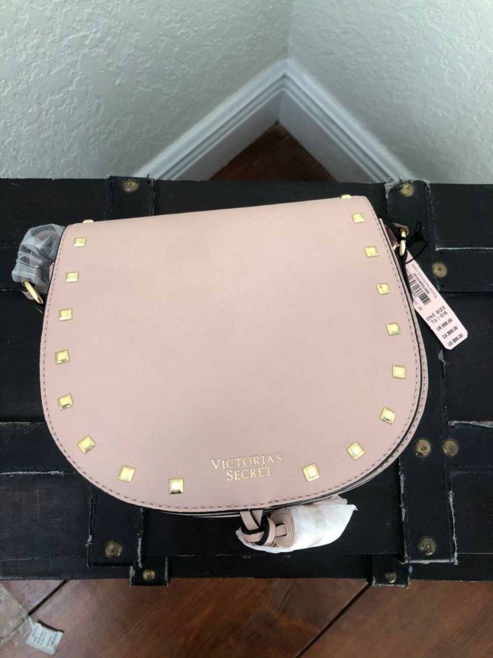NWT Victoria's Secret Pink (blush) Handbag (purse) with Tassels